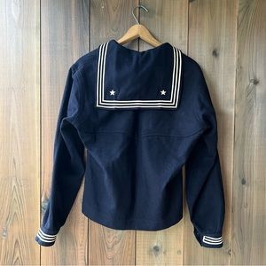 Vintage US Navy 100% Wool Uniform Shirt (38R)